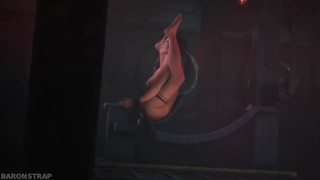 Lara Croft in the Orgasm Machine