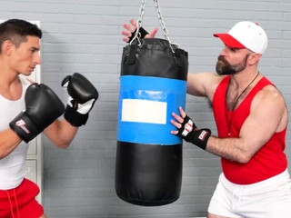 Wolfie Braden Shaw fists Andrew Connor and Jim Fit