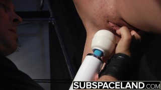 BDSM Hardcore fuck for nasty cum craving teen slave tied up and fucked