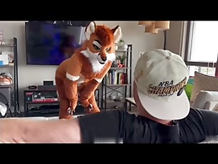 Husband wants his sexy fursuit wife to breed him a baby